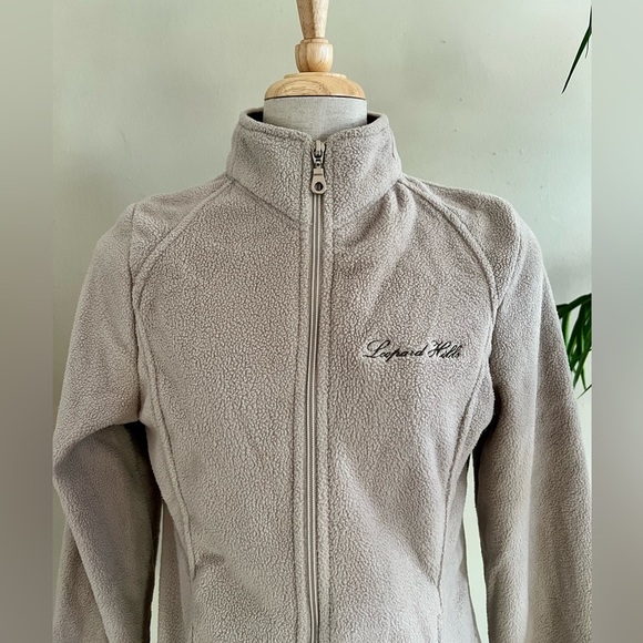 Beige Safari Fleece Jacket | Zippered Top | Adjastable Bottom | 32 US 0-2 - Picture 4 of 7
